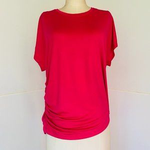 Barbie Pink  - Side Runched T-shirt - b New York